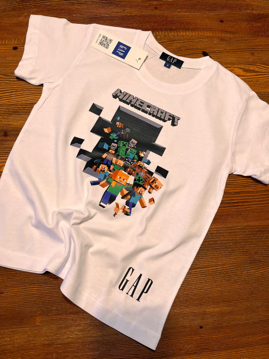 GAP MINECRAFT Çocuk Tişört Pembe