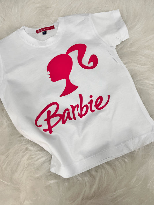 BARBİE Çocuk Tişört Beyaz