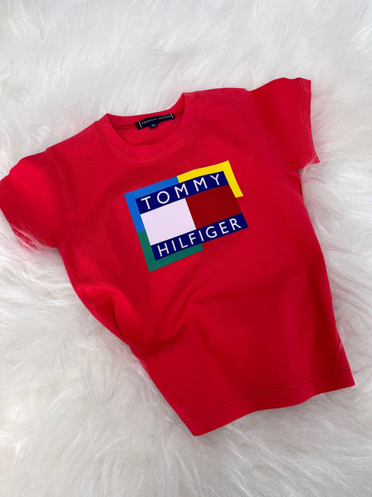 TOMY HLFIGER Model Çocuk Tişört Kırmızı