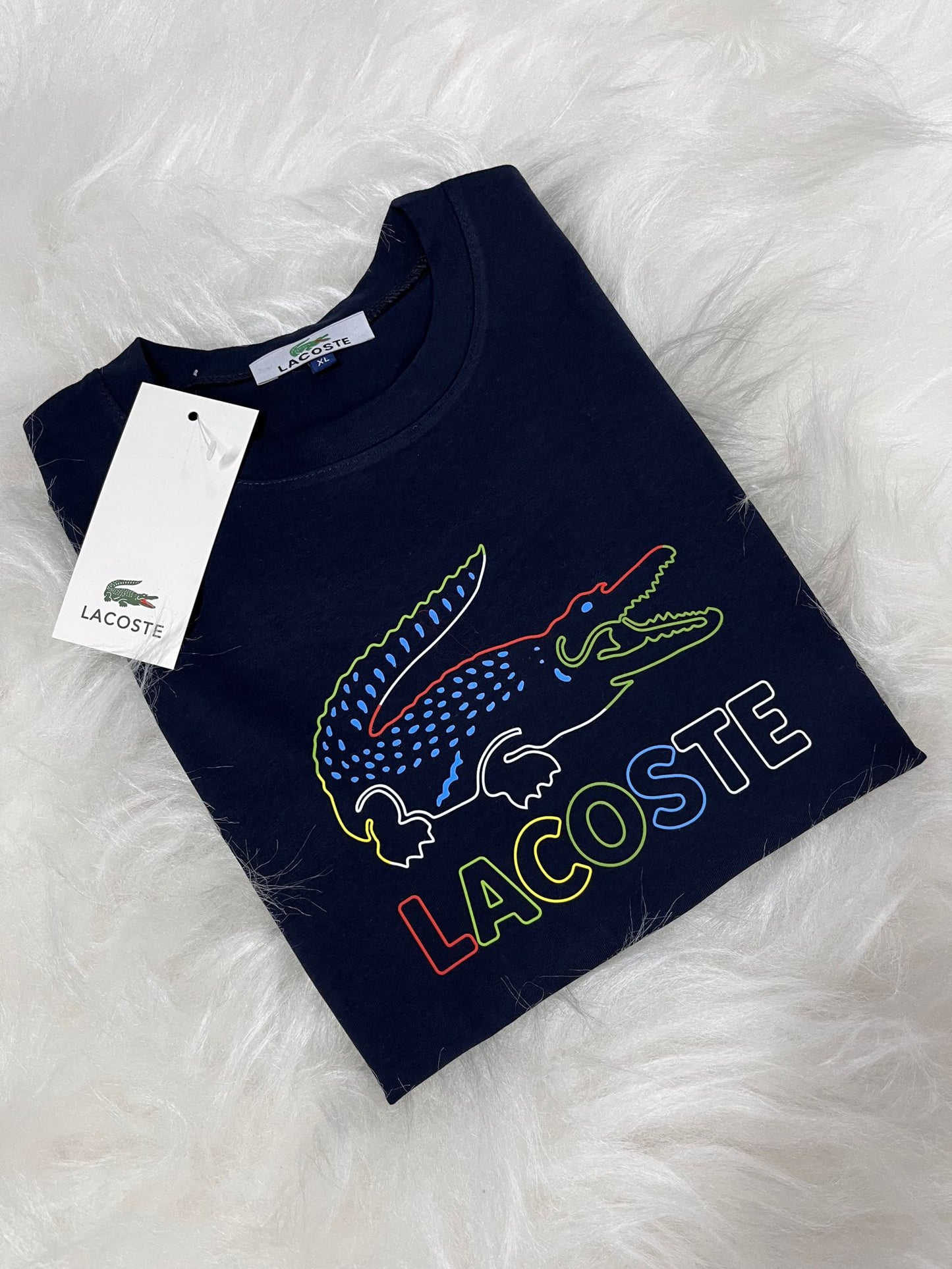 LACOST Gökkuşağı Model Tişört